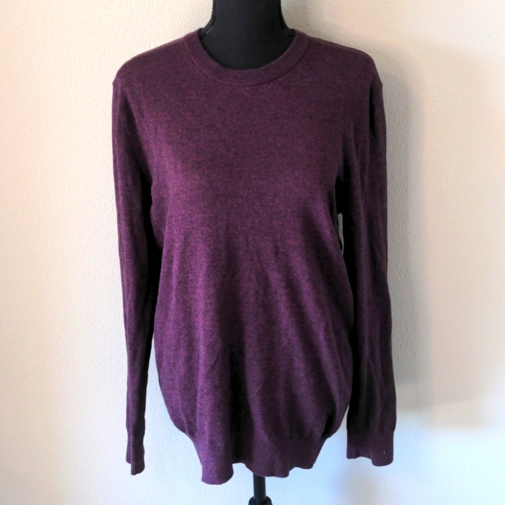H&M Purple Crew Neck Sweater